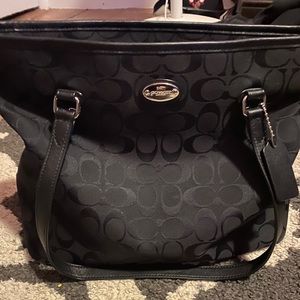 Black authentic coach bag